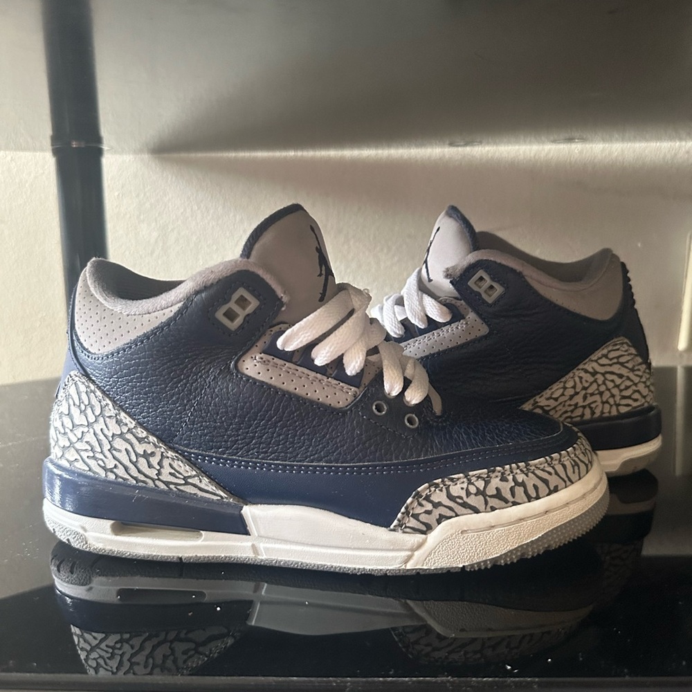 COPY - Jordan Women's Sneakers - Navy and Grey